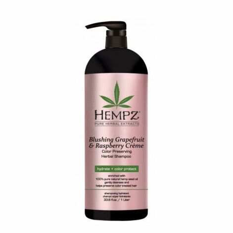 Hempz Blushing Grapefruit And Rasperry Shampoo,Värvikaitse Šampoon